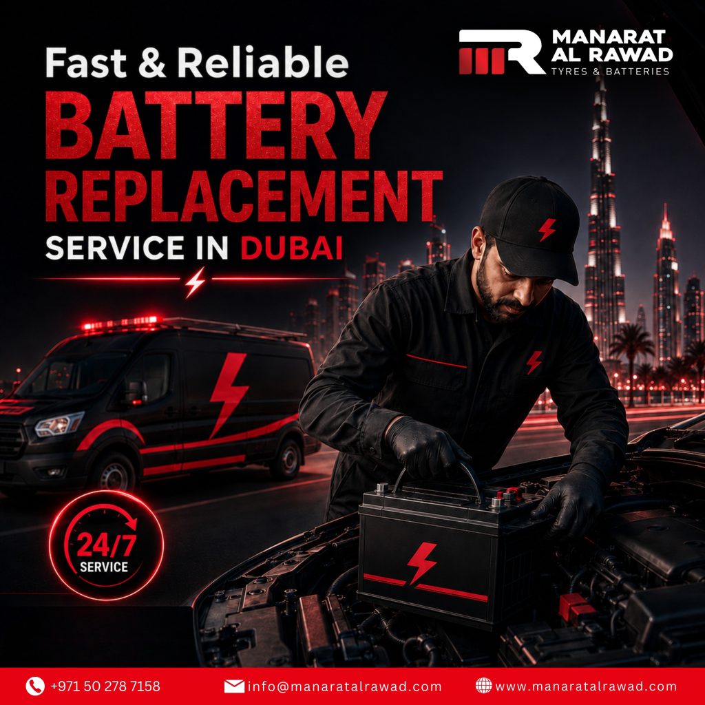 24/7 Car Battery Replacement Service in UAE
