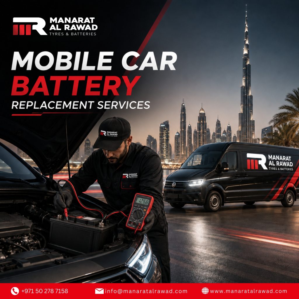 Mobile Car Battery Replacement Service In Dubai Available 24/7 in the UAE