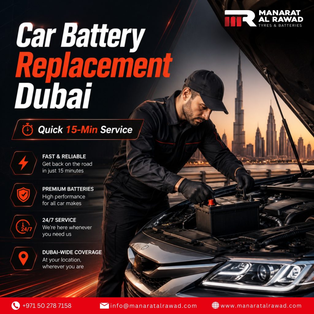 Car Battery Replacement Dubai | Quick 15-Min Service