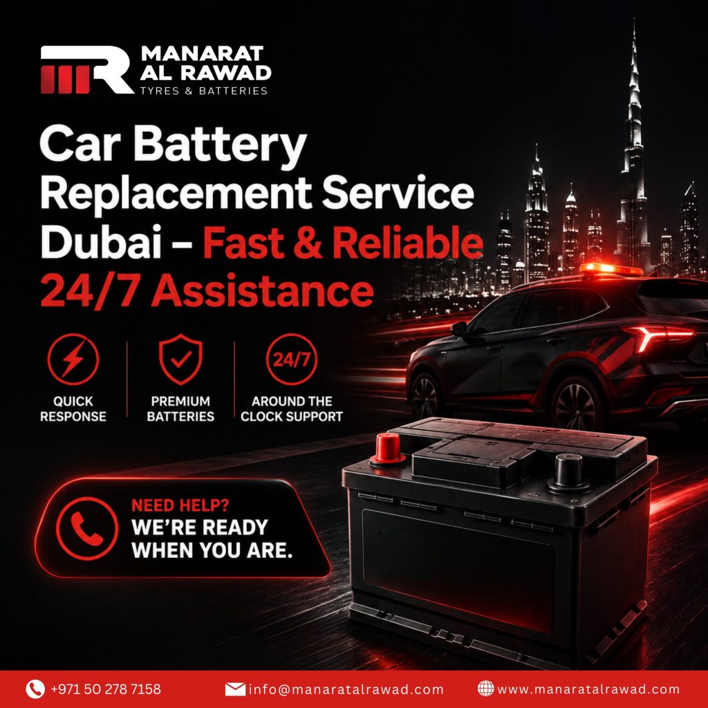 Fast, Reliable, and Professional Car Battery Replacement Assistance Anywhere in Dubai