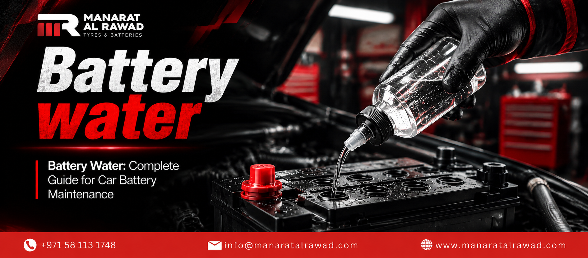 battery water