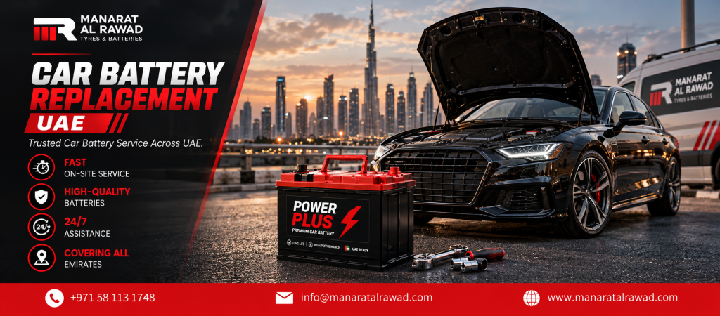 Car Battery Replacement In UAE – Professional Mobile Assistance Wherever You Are