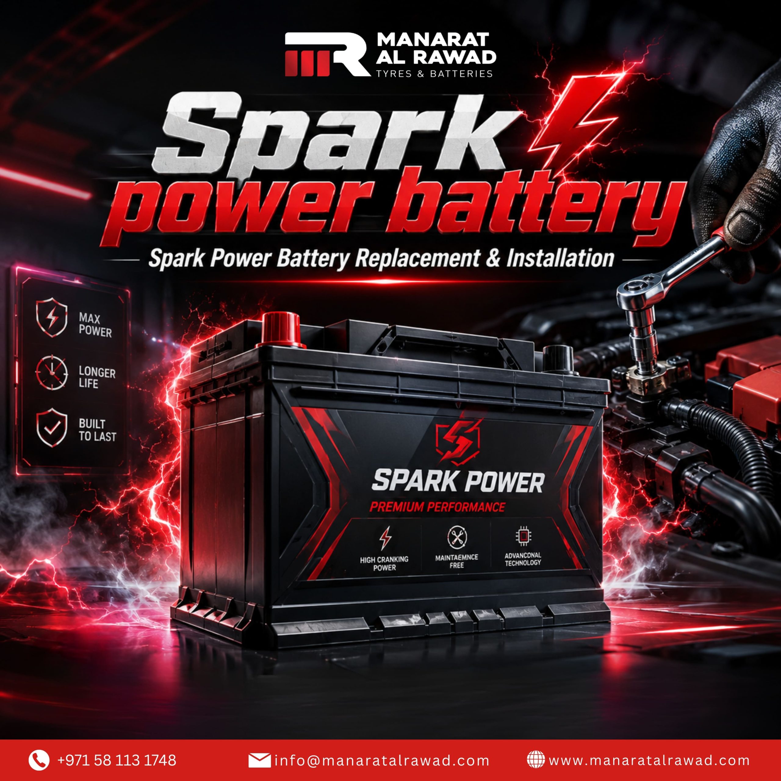 spark power battery
