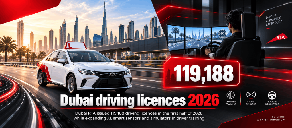 Dubai Issues More Than 119,000 Driving Licences in First Half of 2026