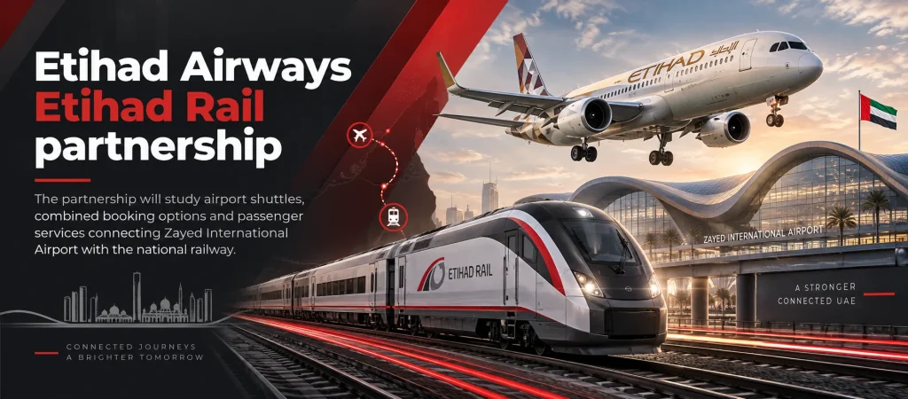 Etihad Airways Etihad Rail partnership