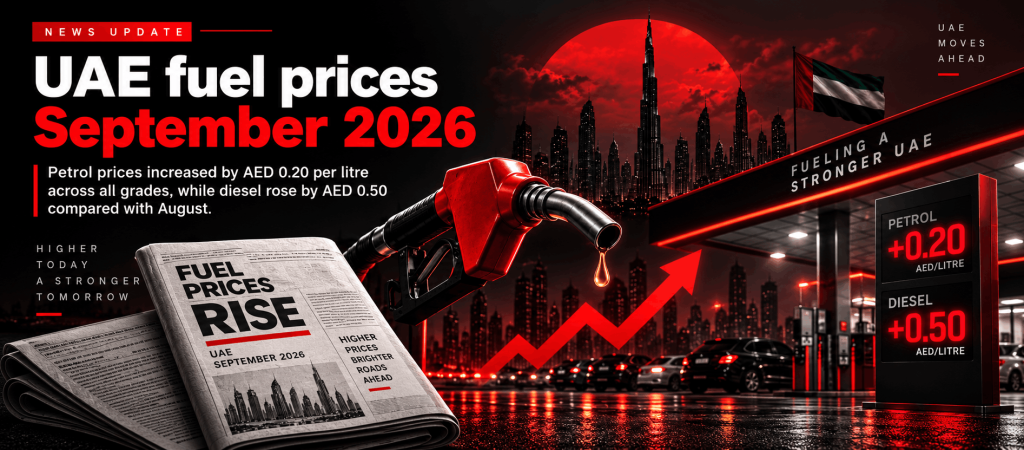UAE Fuel Prices Rise in September 2026 as Diesel Reaches AED 4.30