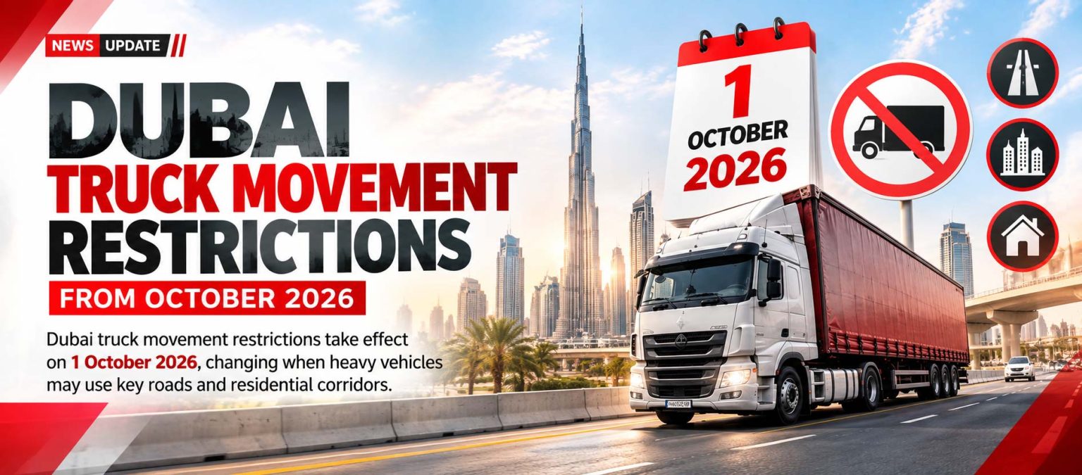 What Do Dubai Truck Movement Restrictions Mean From 1 October?