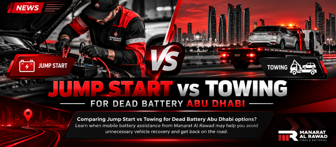 Jump Start vs Towing for Dead Battery Abu Dhabi