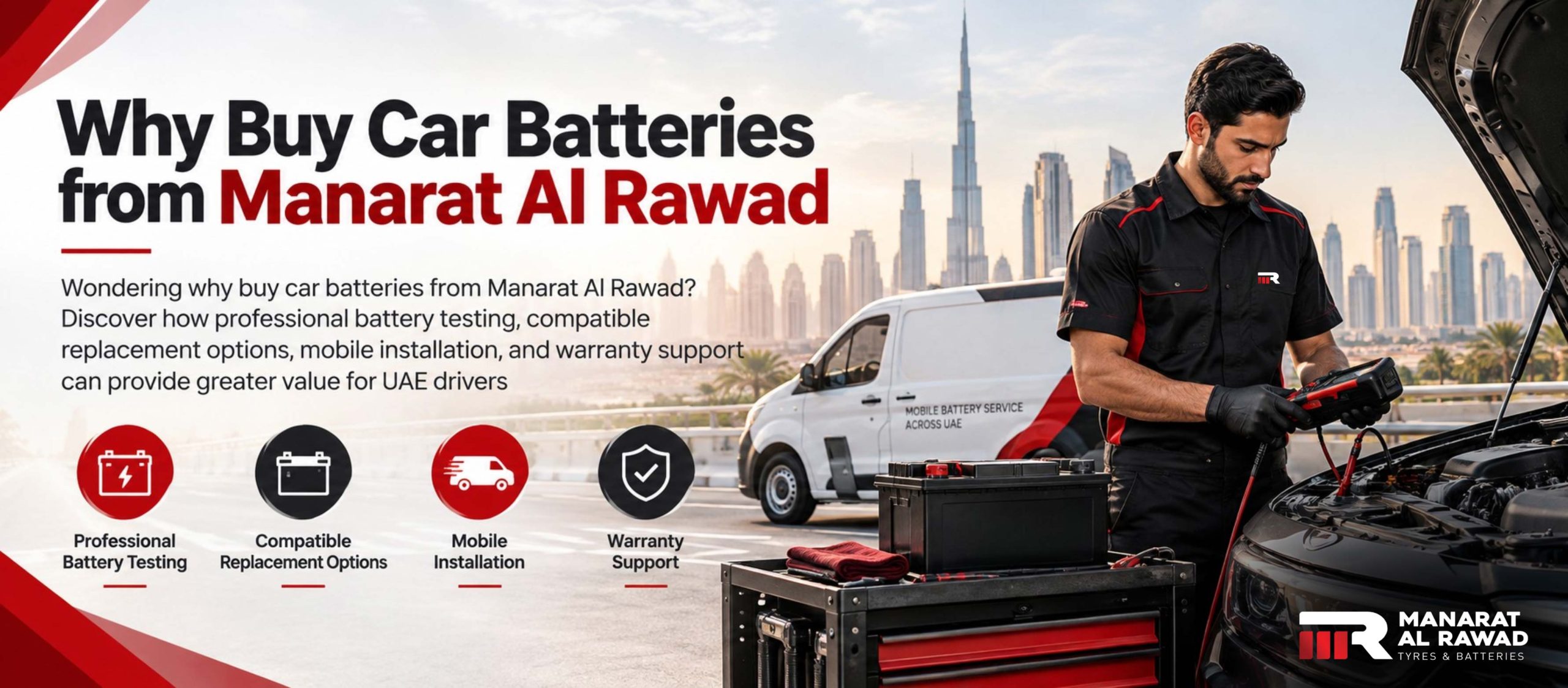 Why Buy Car Batteries from Manarat Al Rawad