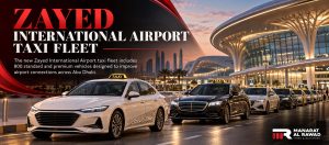 Zayed International Airport taxi fleet